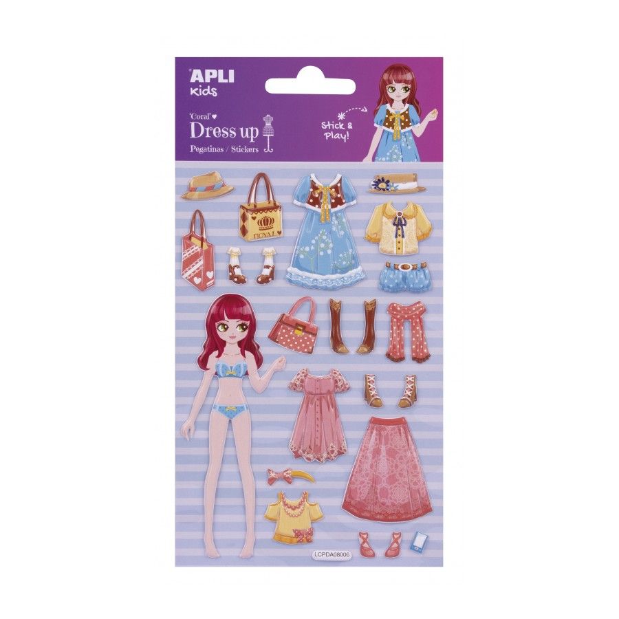 B.Dress Up Stick W/Scene Coral 1S