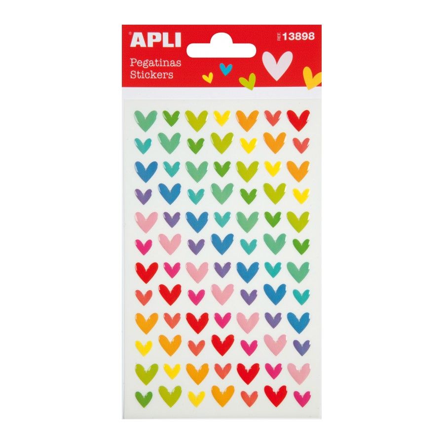 B.Stickers Hearts Color 1S