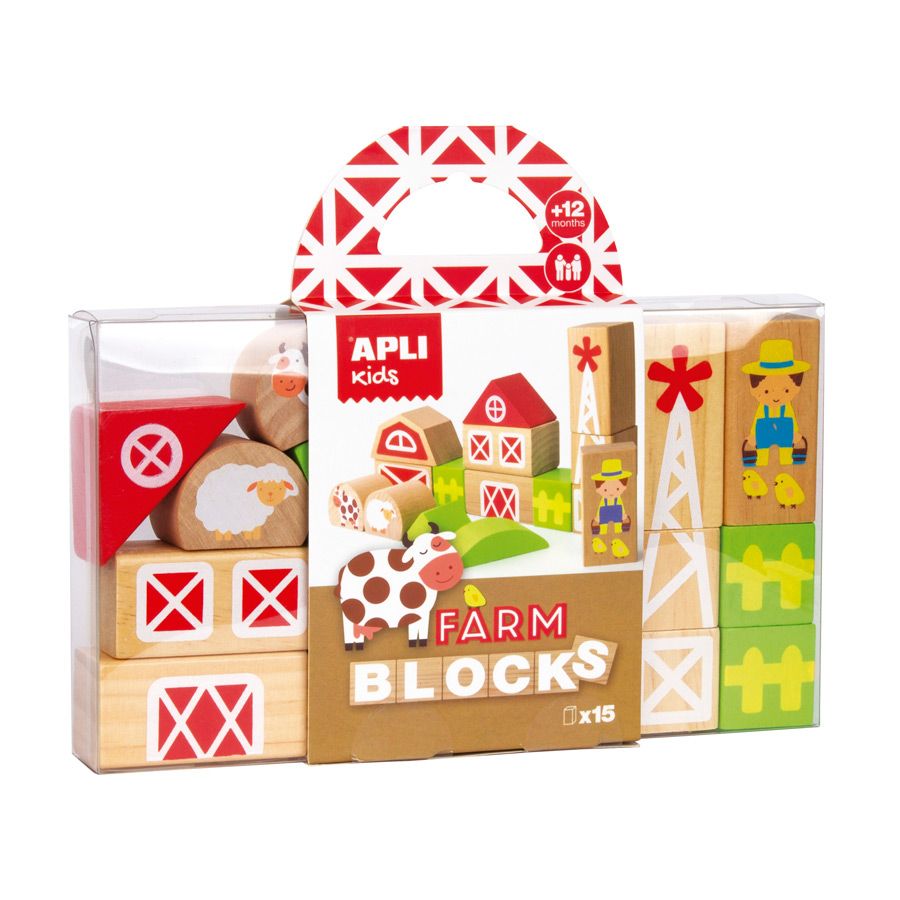 B.Wooden Blocks Farm 15U