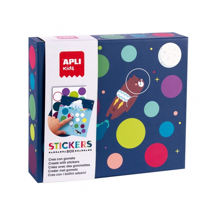 B. Stckers Box Fly On The Moon