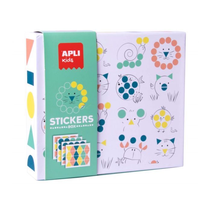 Stickers Box Geometric - Animals