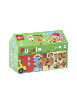 B.Puzzle Little House School 24