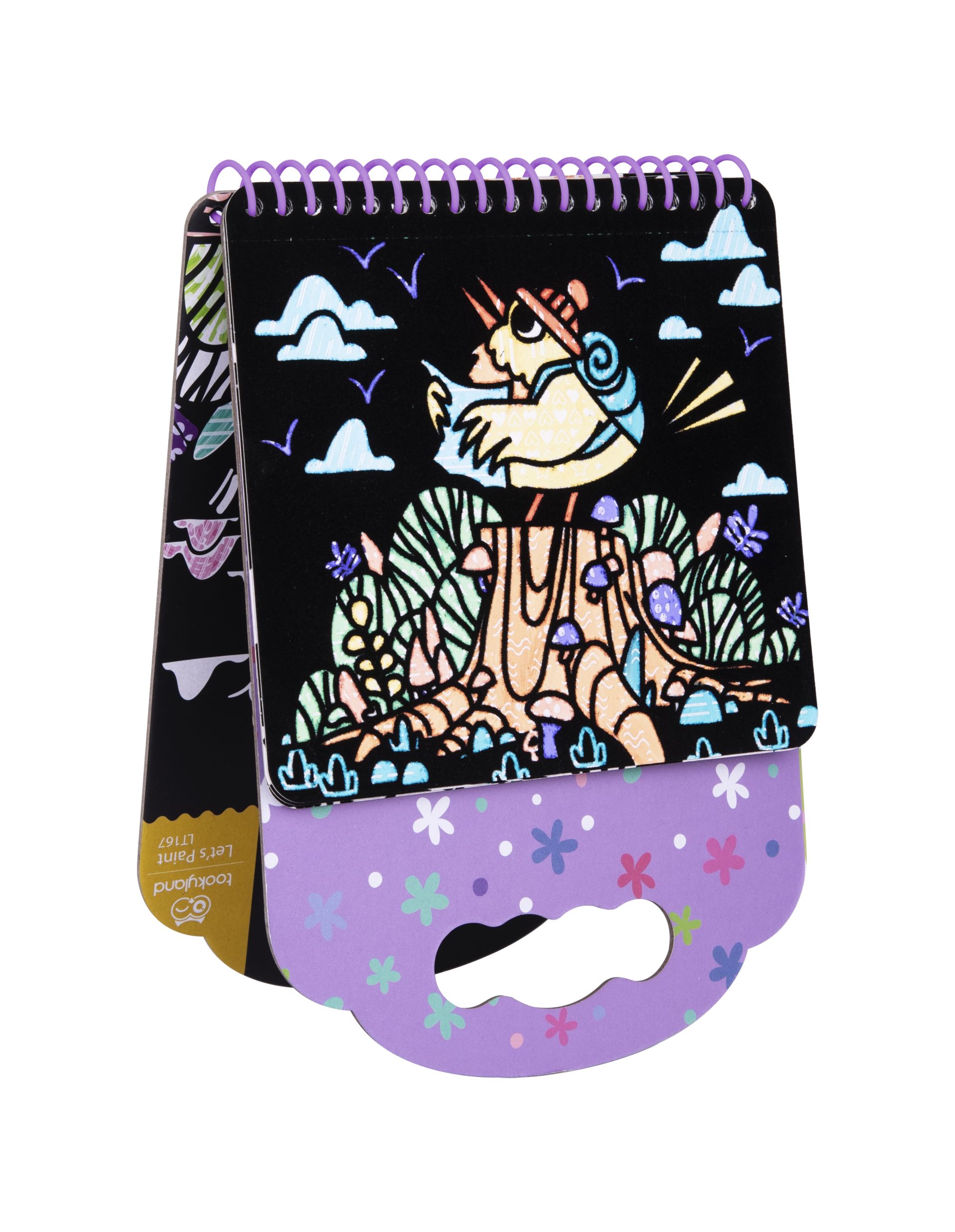 Velvet Coloring Kit - Animals - LT167