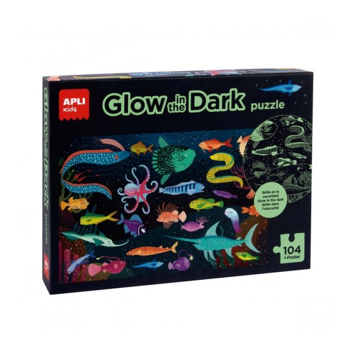 B.Puzzle Glow In The Dark Ocean 104U