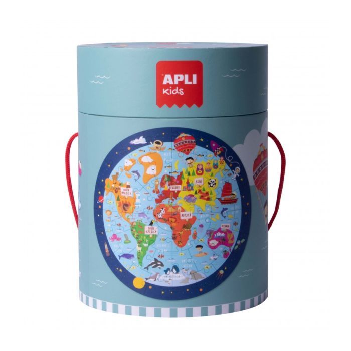 B.Circular Puzzle Worldmap 8U