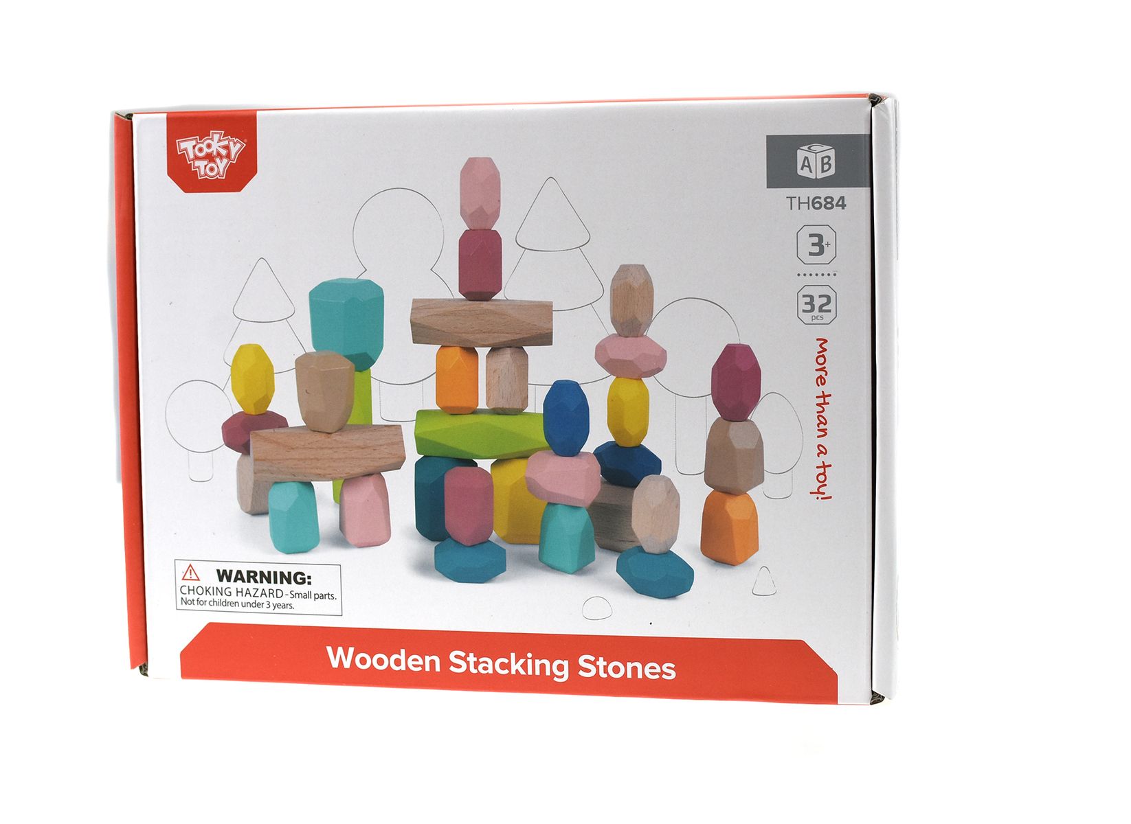 Wooden Stacking Stones - TH684