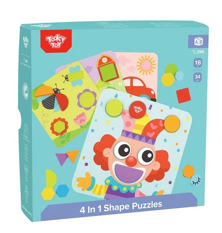 4 In 1 Shape Puzzles - TL396