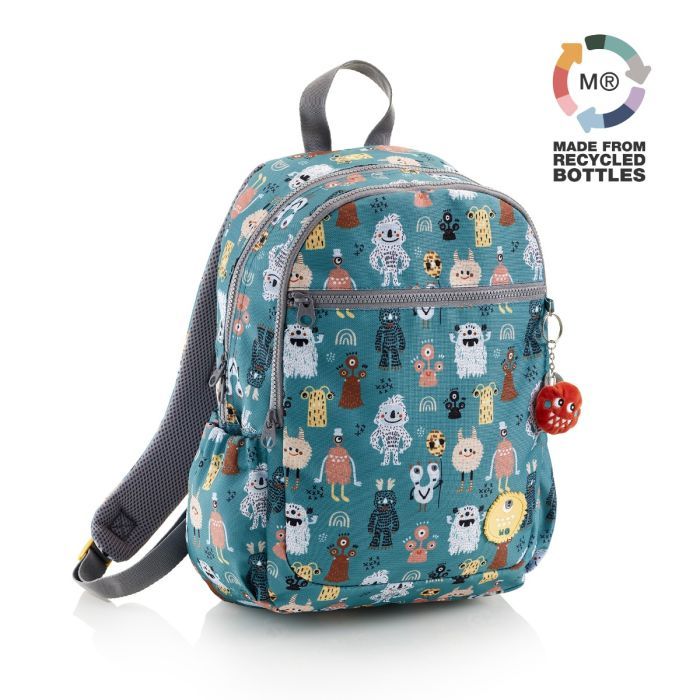 Lisboa 3-Comp.Backpack Recycl. Monsters