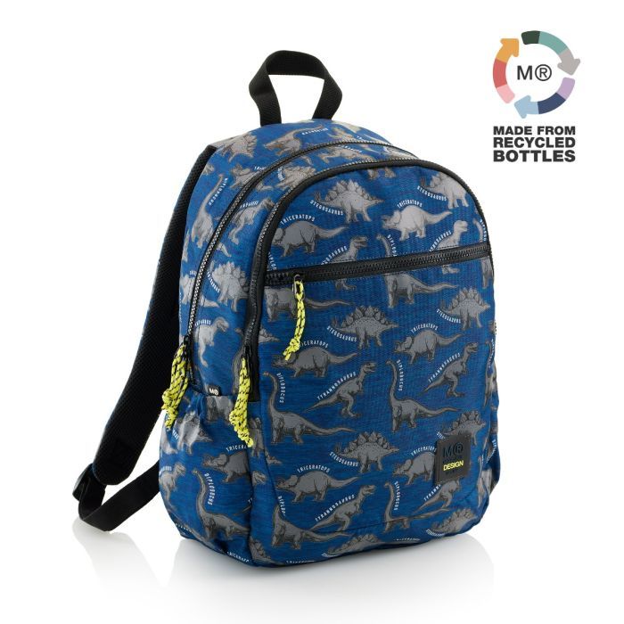 Lisboa 3-Comp.Backpack Recycl.Wild Dino