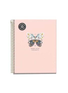 Nb4 A5 120 Hor.Pink Butterfly