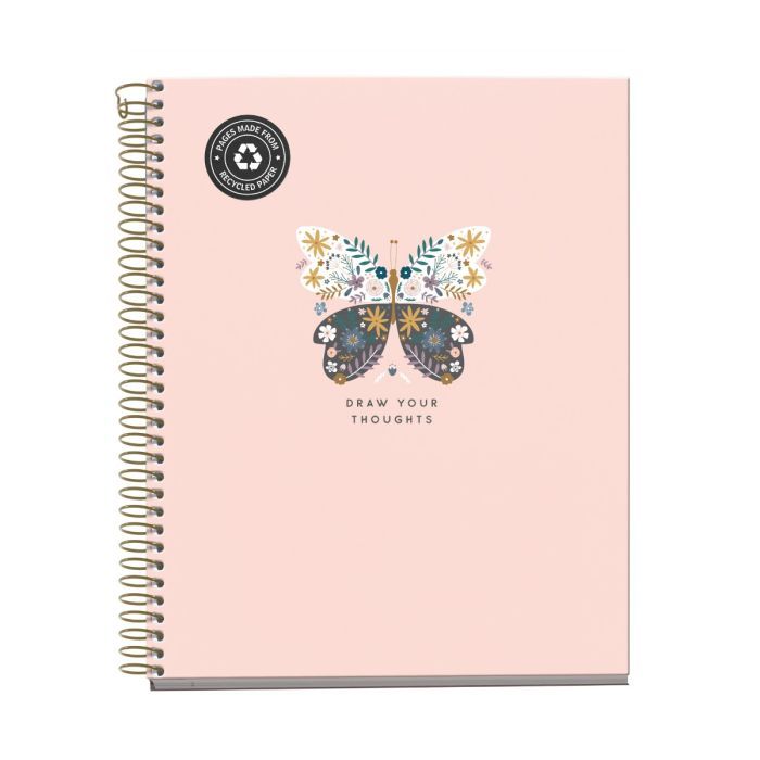 Nb4 A5 120 Hor.Pink Butterfly