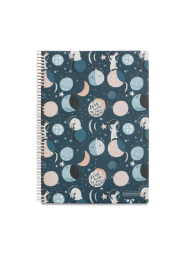 School 215X315 Mm Notebook Space Bunny