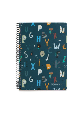 School A5 Notebook Abc