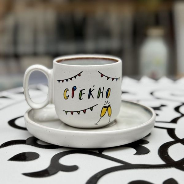 Шолја со тацна (нов дизајн)