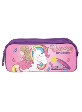 Несесер  2 Патенти Unicorn Dreams Diakakis  Must 000585852 9*21*6цм Микс