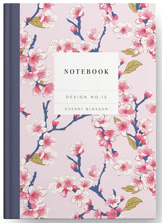 Design No.15 Cherry Blossom Hardback Notebook (10587)