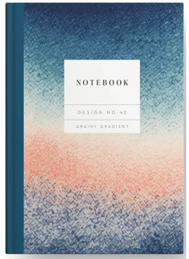 Design No.42 Grainy Gradient Hardback Notebook (11437)