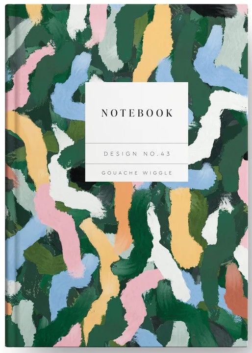 Design No.43 Gouache Wiggle Hardback Notebook (11438)