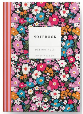 Design No.6 Ditsy Floral Hardback Notebook (10578)