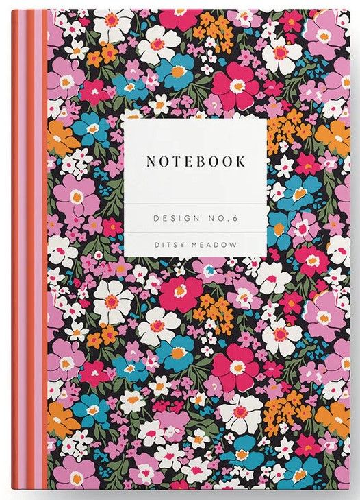 Design No.6 Ditsy Floral Hardback Notebook (10578)
