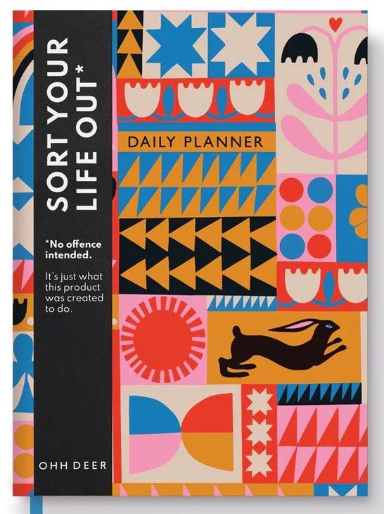 Abstract Patchwork Daily Planner (5781)