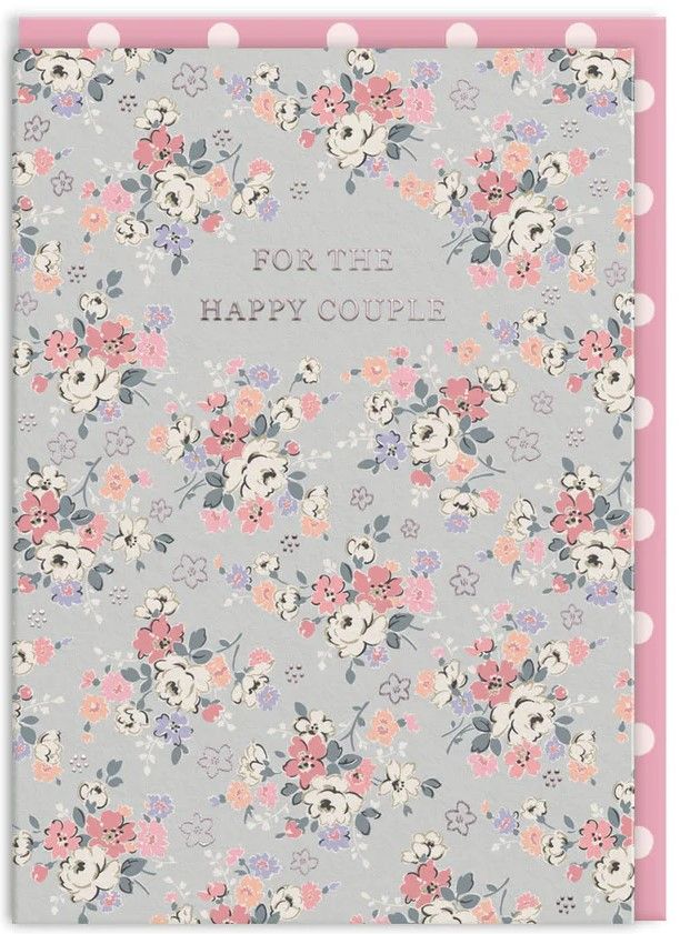 Cath Kidston Clifton Rose Happy Couple Greeting Card (11528)