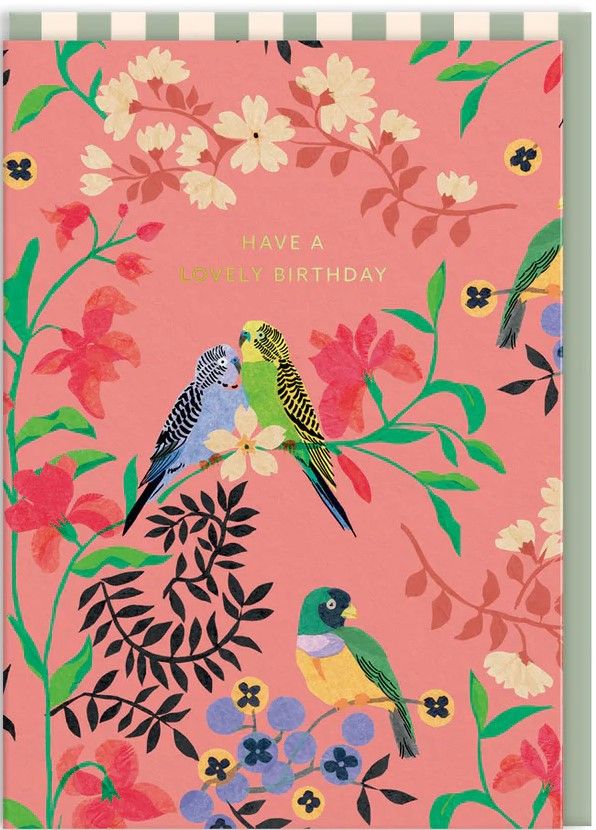 Cath Kidston Have a Lovely Birthday Summer Birds Greeting Card (7465)