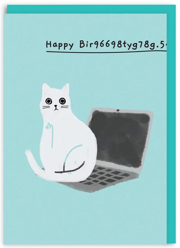 Happy Bir9669.. laptop Greeting Card (5173)