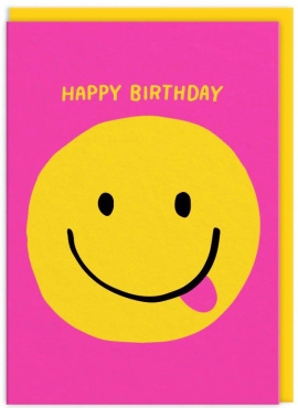 Smiley Face Happy Birthday Card (9264)