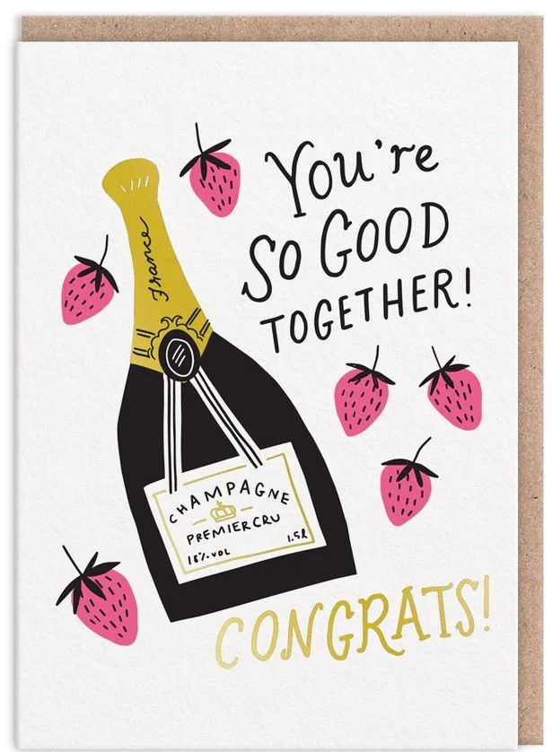 So Good Together Wedding Card (9812)