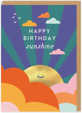 Sunshine and Clouds Birthday Card (5335)