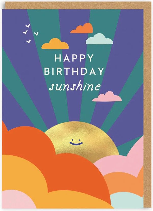 Sunshine and Clouds Birthday Card (5335)