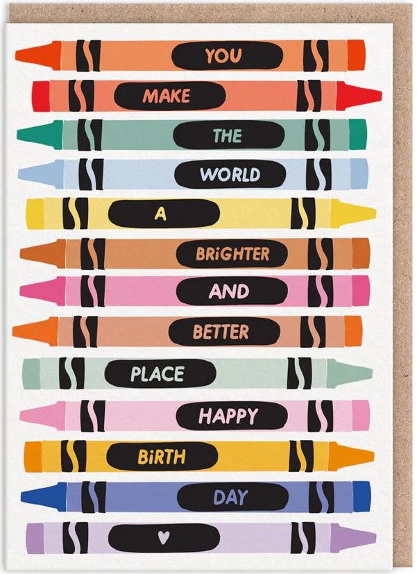 You Make The World A Better Place Greeting Card (11147)