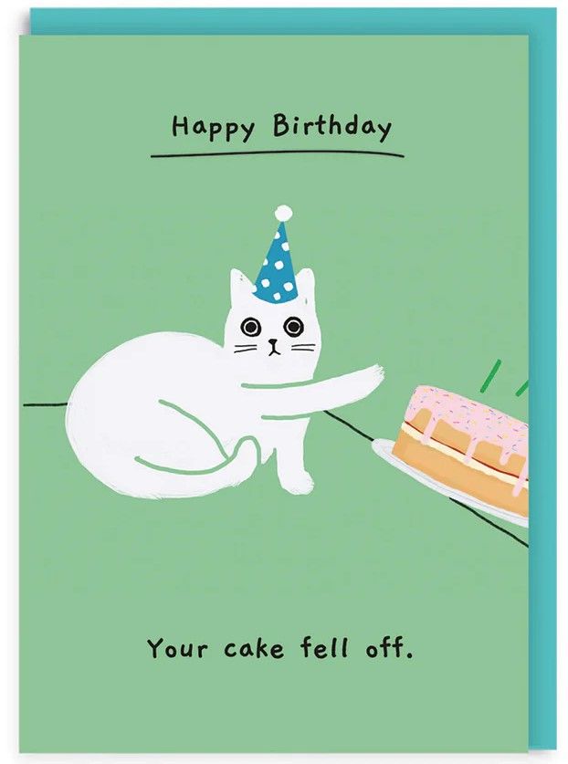 Your Cake Fell Off Birthday Card (8813)