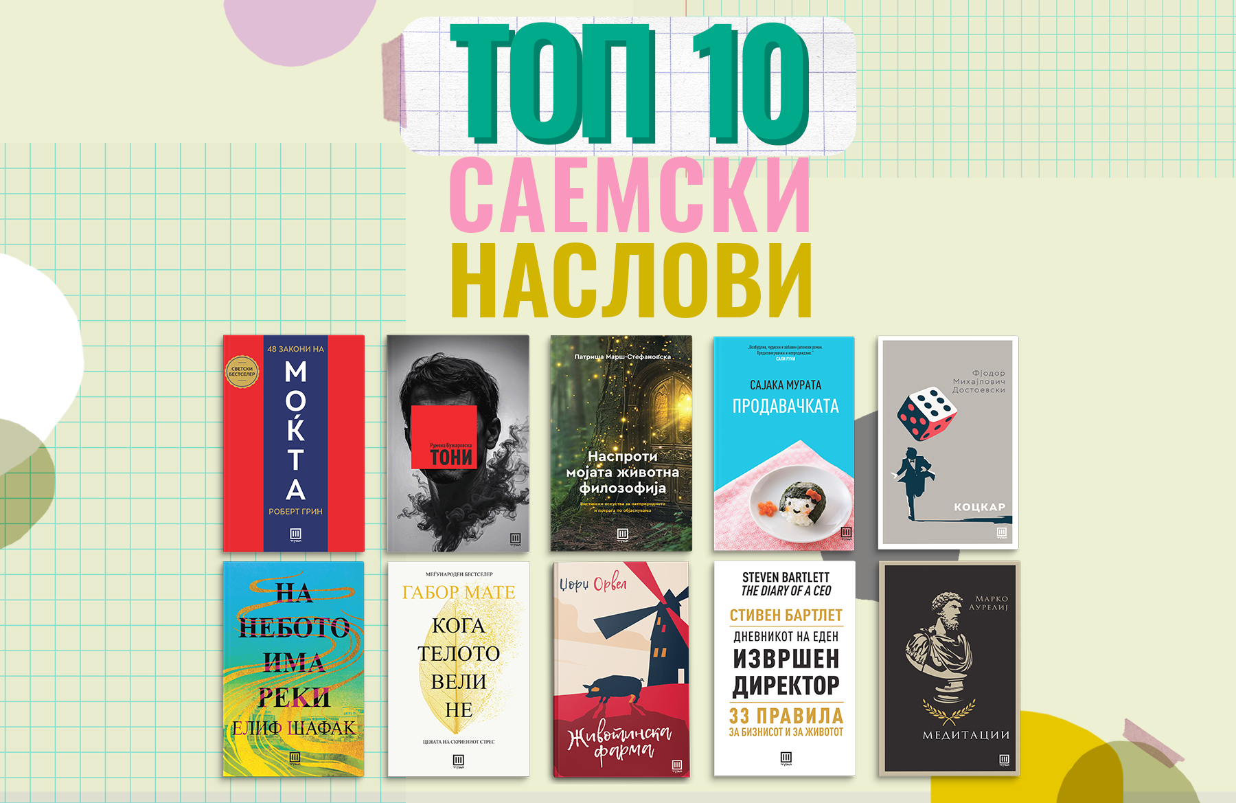 ТОП 10 САЕМСКИ НАСЛОВИ